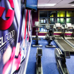 Treadmills and exercise bikes in the Feel Good Health Club at Mercure Chester Abbots Well Hotel