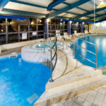 Swimming Pool and Jacuzzi at the Feel Good Health Club at Mercure Chester Abbots Well Hotel