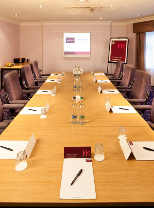 Boardroom Meeting Room at Mercure Chester Abbots Well Hotel