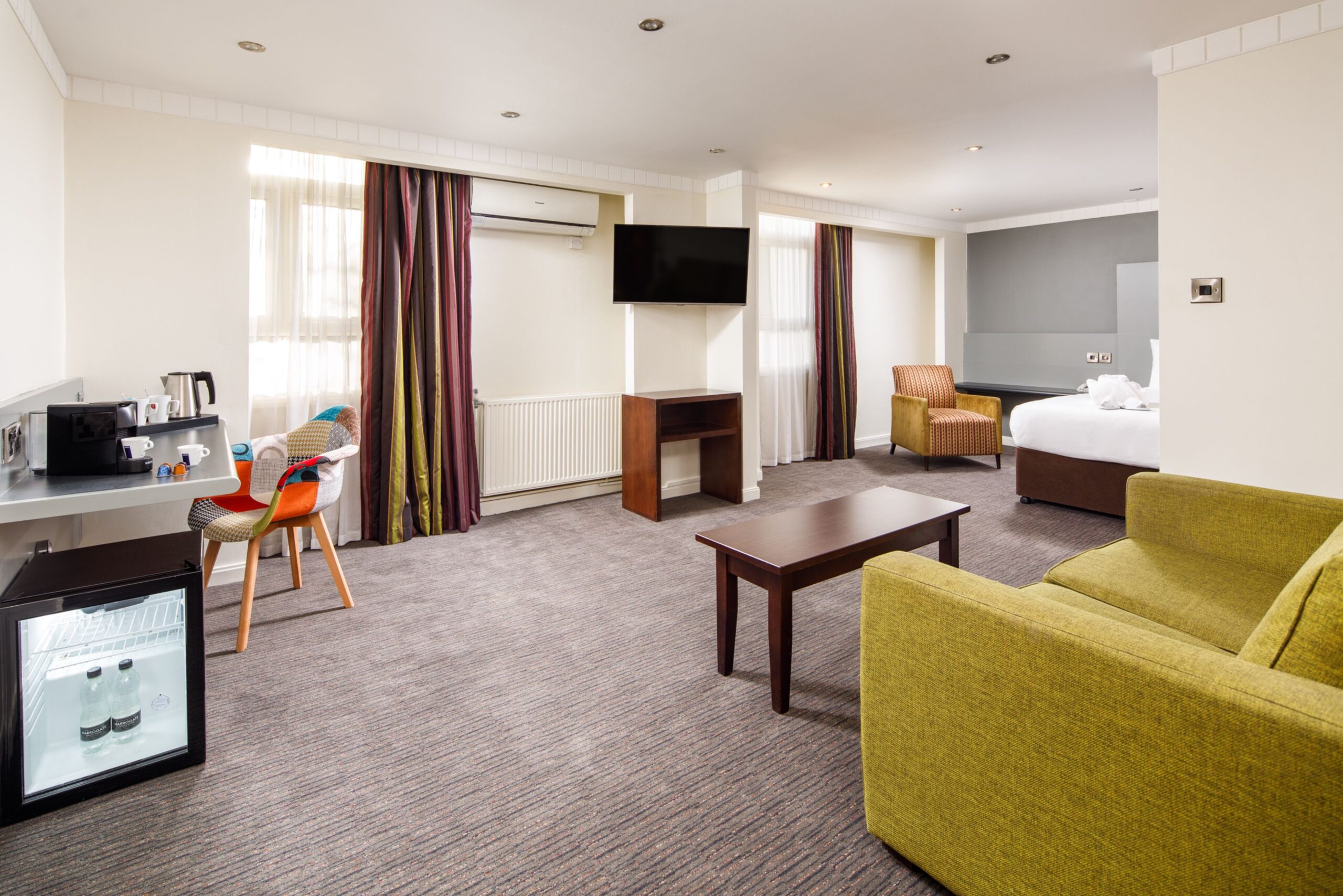 Pillows and cushions on a bed at mercure manchester piccadilly hotel